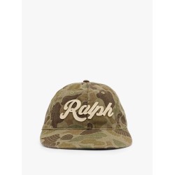 Cotton baseball hat with logo on the front