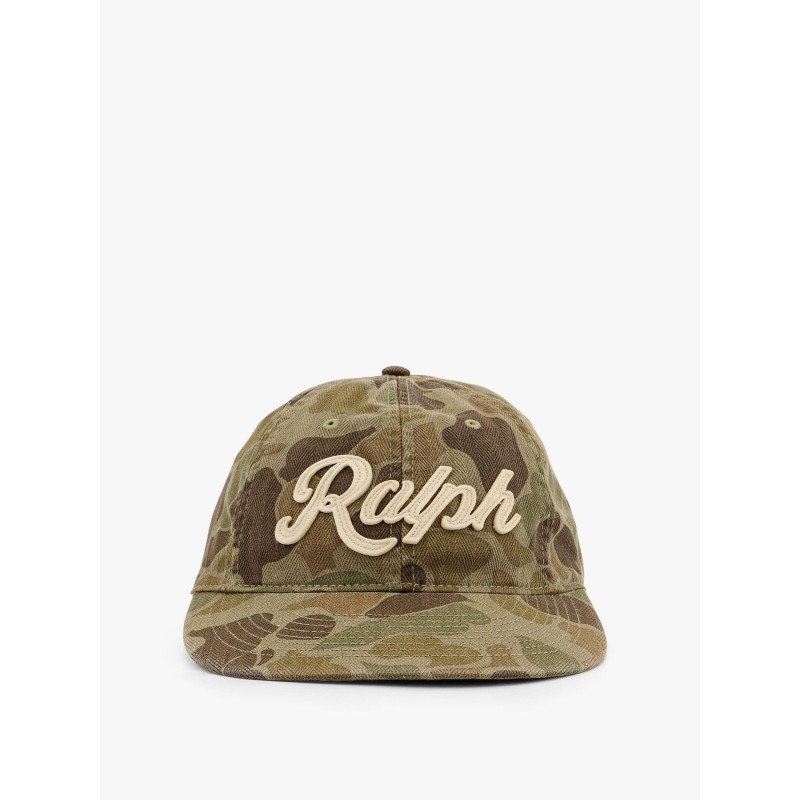 Cotton baseball hat with logo on the front
