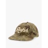 Cotton baseball hat with logo on the front