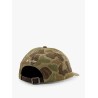 Cotton baseball hat with logo on the front