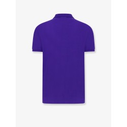 Cotton polo shirt with embroidered logo