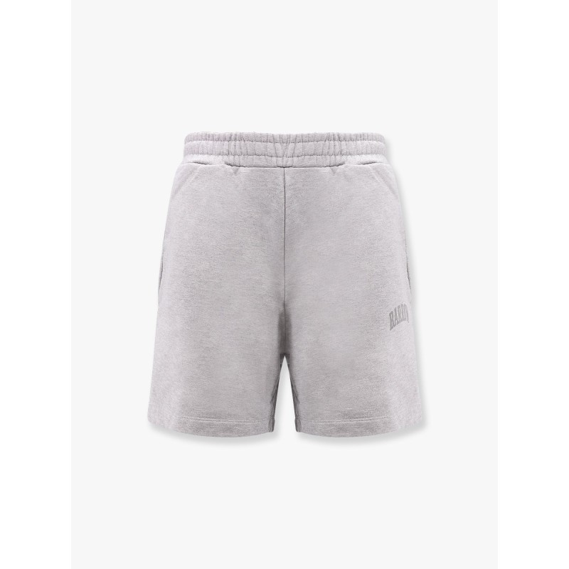 Cotton bermuda shorts with logo