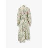 Artemisia ramie long dress with cotton petticoat