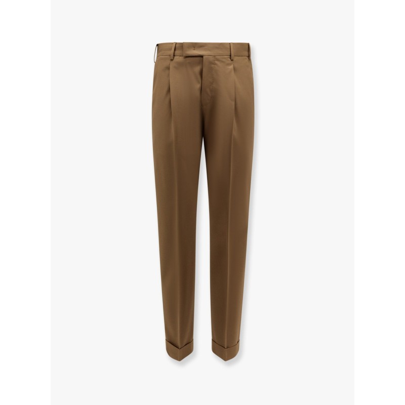 Virgin wool trouser with frontal pinces