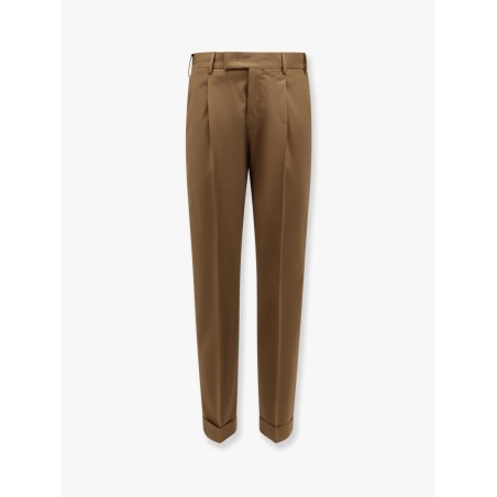 Virgin wool trouser with frontal pinces