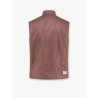 Laminar padded and quilted sleeveless jacket