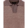 Parson cotton, linen and silk polo shirt