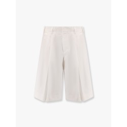 Cotton bermuda shots with pinces