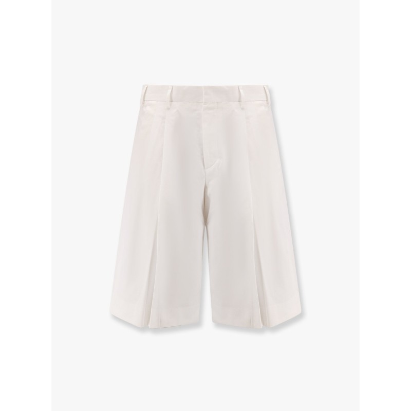 Cotton bermuda shots with pinces
