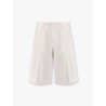 Cotton bermuda shots with pinces