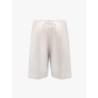 Cotton bermuda shots with pinces