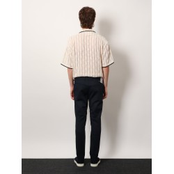 Stretch cotton edge trouser
