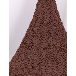 Guiana crinkle nylon bikini top