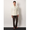 Roma double-breasted blazer with removable iconic brooch