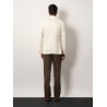 Roma double-breasted blazer with removable iconic brooch