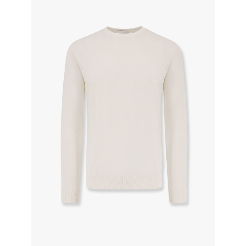 Cotton crepe sweater