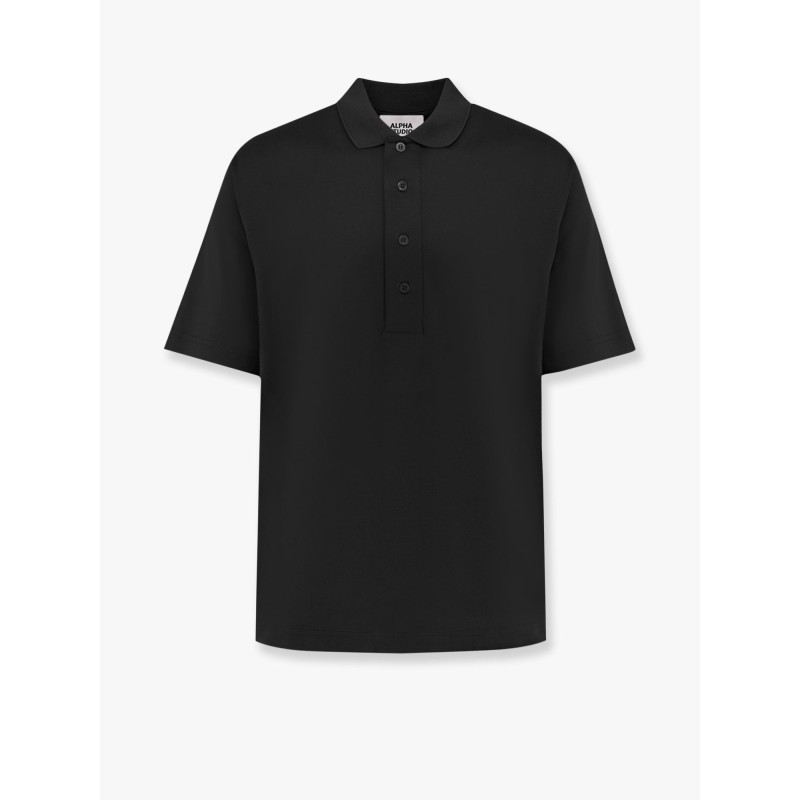 Cotton jersey polo shirt