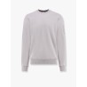 Cotton sweatshirt with logo embroidery