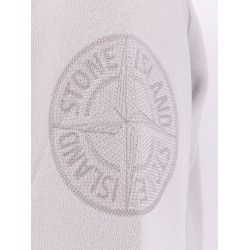 Cotton sweatshirt with logo embroidery