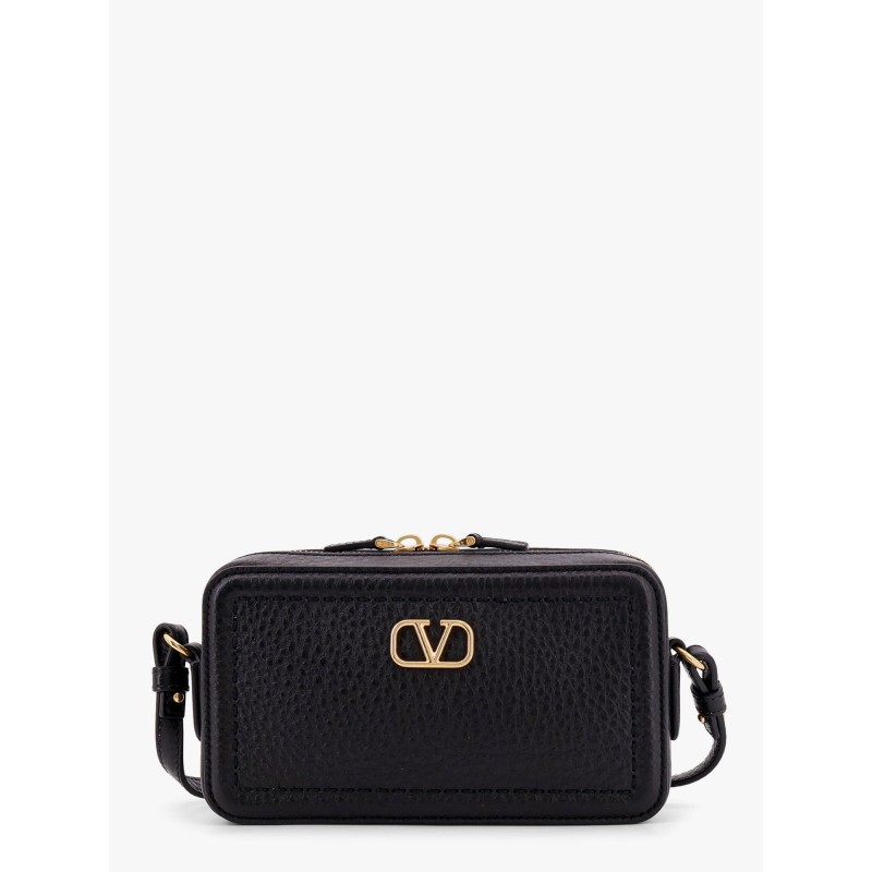 Valentino garavani alltime leather shoulder bag with vlogo signature detail
