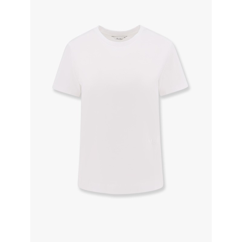 Nerina cotton t-shirt with max mara embroidery