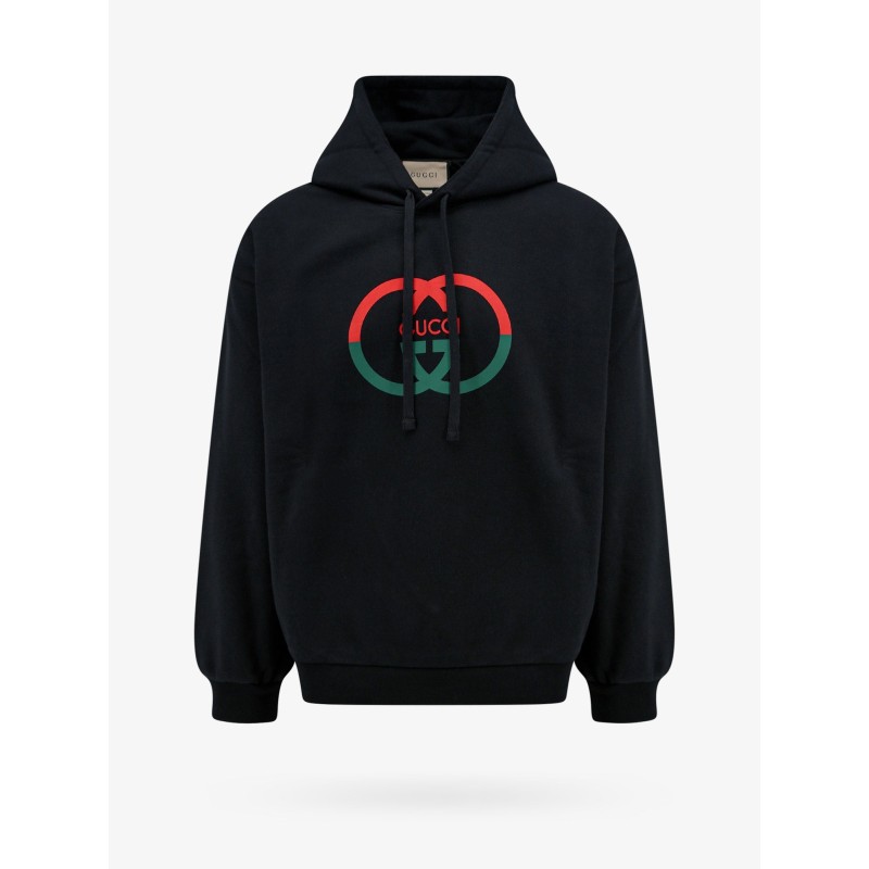 Cotton sweatshirt with frontal logo