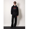 Cotton sweatshirt with frontal logo