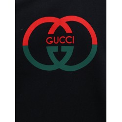 Cotton sweatshirt with frontal logo