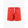 Nylon swim trunk with all-over print