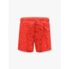 Nylon swim trunk with all-over print