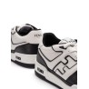 Leather sneakers with ff lateral logo