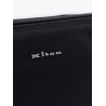 Nylon beauty case with metal logo