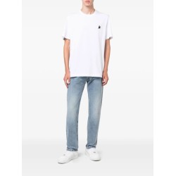 T-shirt in cotone con iconica stella frontale
