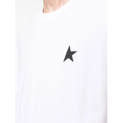 T-shirt in cotone con iconica stella frontale