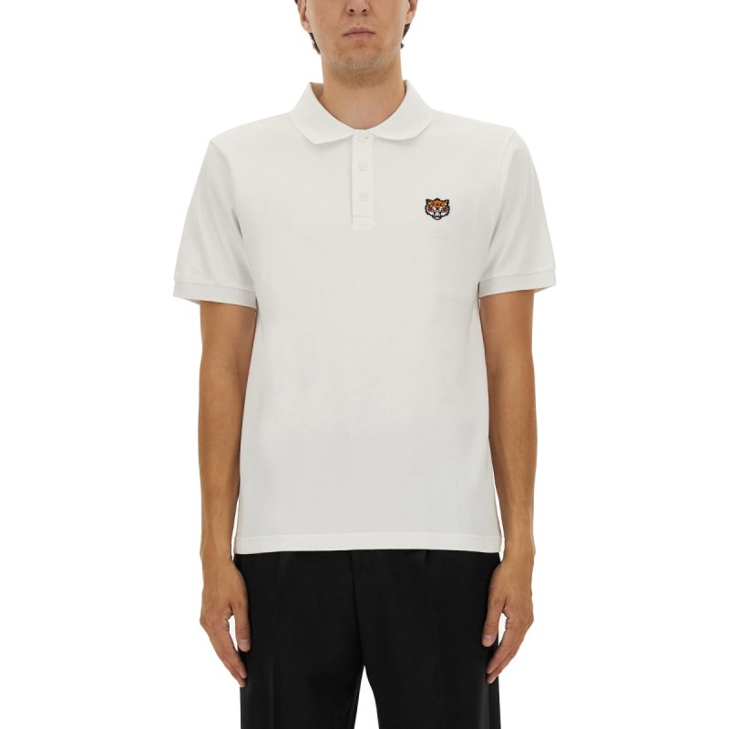 POLO SHIRT WITH HAPPY TIGER EMBROIDERY