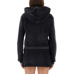 COTTON TERRY SWEATSHIRT WITH ZIPPER