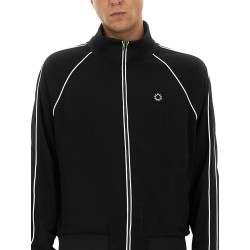 ZIPPERED TRACK SWEATSHIRT