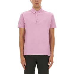COTTON POLO SHIRT WITH PEGASUS