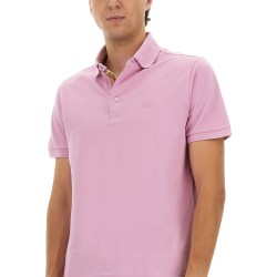 COTTON POLO SHIRT WITH PEGASUS