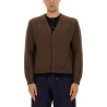 CONTRASTING LAYERED CARDIGAN