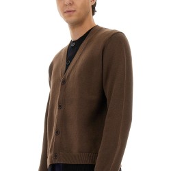 CONTRASTING LAYERED CARDIGAN