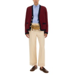 CARDIGAN WITH "TOUTE LA V" PATTERN