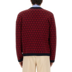 CARDIGAN WITH "TOUTE LA V" PATTERN