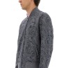 JACQUARD BOMBER JACKET WITH LOGO