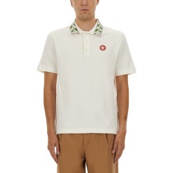 "CLASSIC LAUREL" PIQUE POLO SHIRT