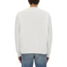 SWEATSHIRT WITH LAUREL CROWN LOGO EMBROIDERY