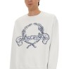 SWEATSHIRT WITH LAUREL CROWN LOGO EMBROIDERY