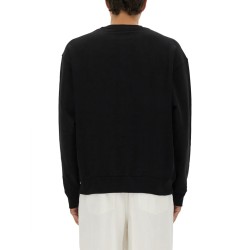 SWEATSHIRT WITH LAUREL CROWN LOGO EMBROIDERY