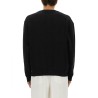 SWEATSHIRT WITH LAUREL CROWN LOGO EMBROIDERY