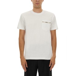 T-SHIRT WITH LOGO RIBBON